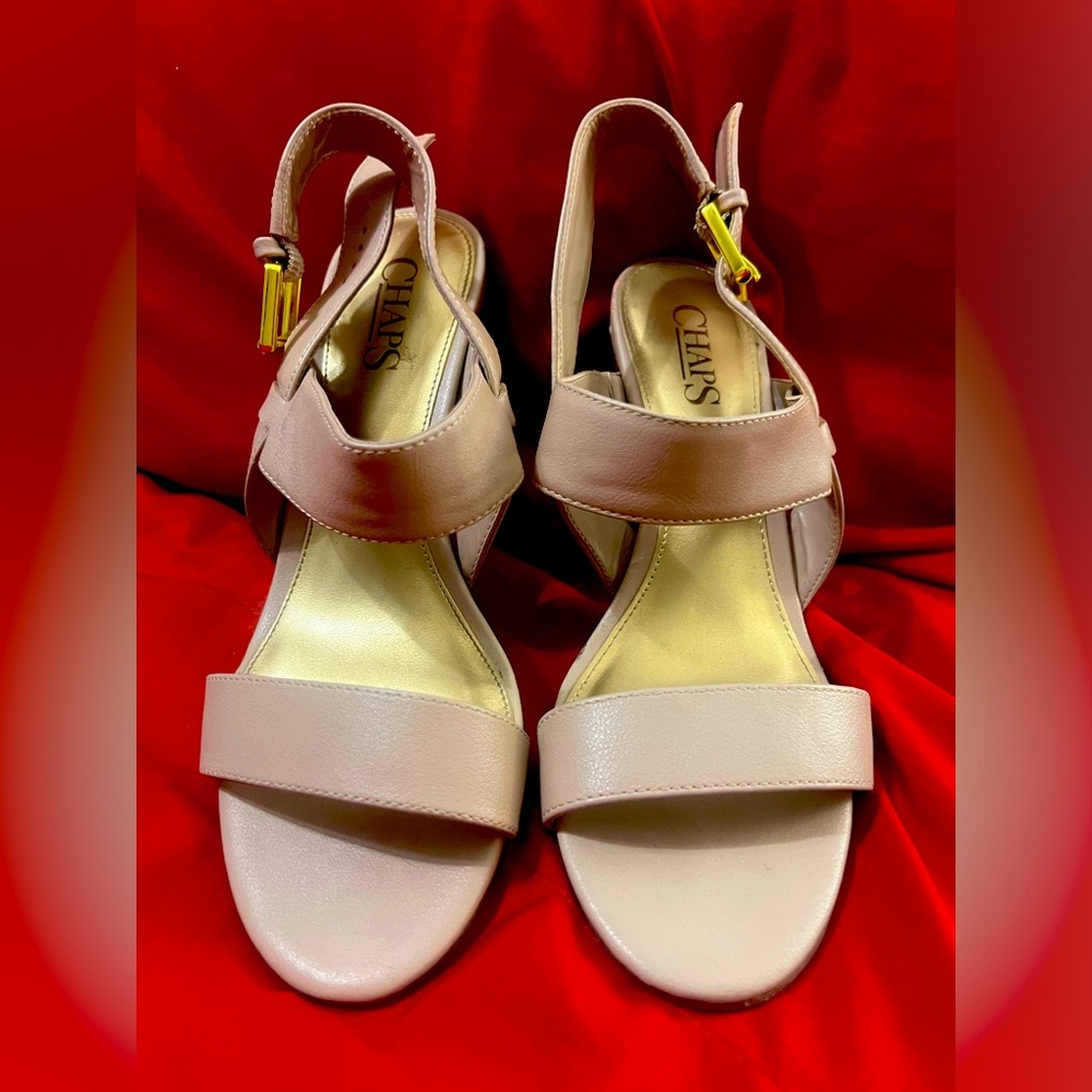 Chaps, 6.5M heel sandals